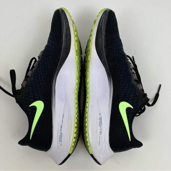 Nike Air Zoom Pegasus 37 Running Shoes Black/Valerian/Blue/Ghost Green Sz 7.5 - Picture 8 of 16